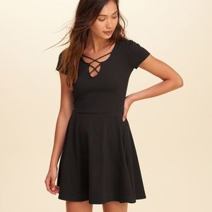 Hollister Strappy Front Skater Dress